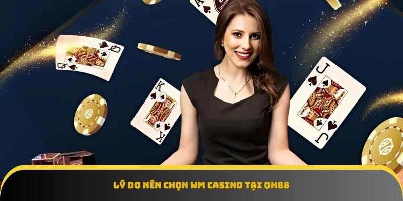 Bàn cược Baccarat tại sảnh WM Casino với giao diện hiện đại